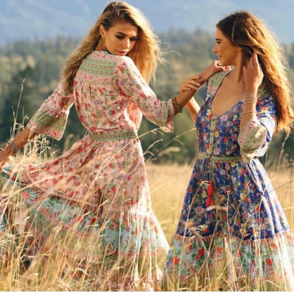 NWT Tulle and batiste havillah maxi dress- lotus - Picture 3 of 7